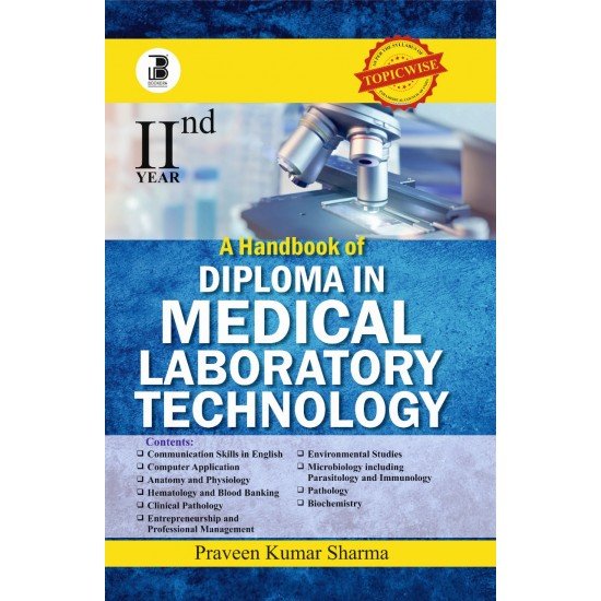 A HANDBOOK OF DIPLOMA IN MEDICAL LABORATORY TECHNOLOGY-II YEAR