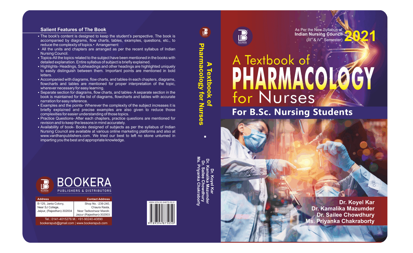 A Textbook of Pharmacology for Nurses (for B.Sc. Nursing Students) (E) - Image 3